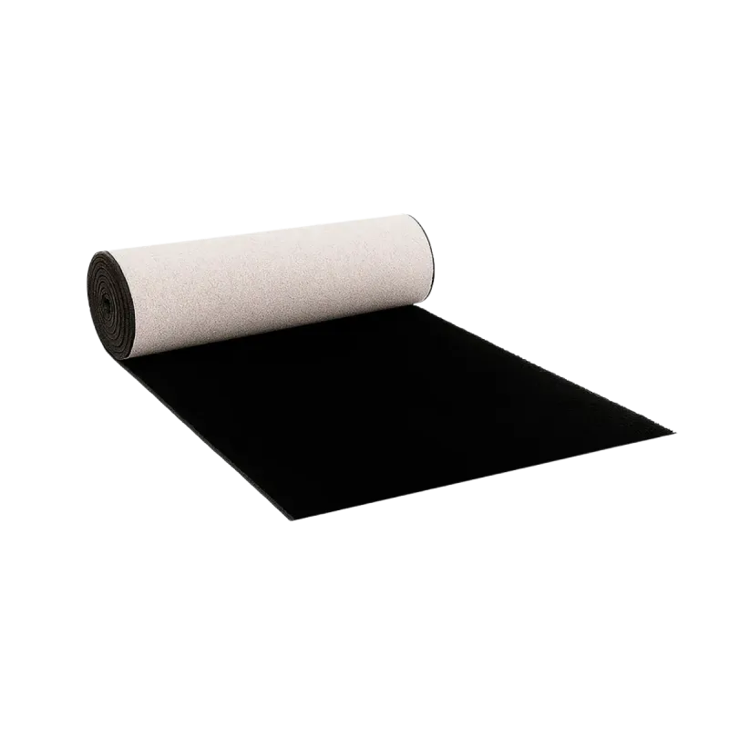 Black carpet runner